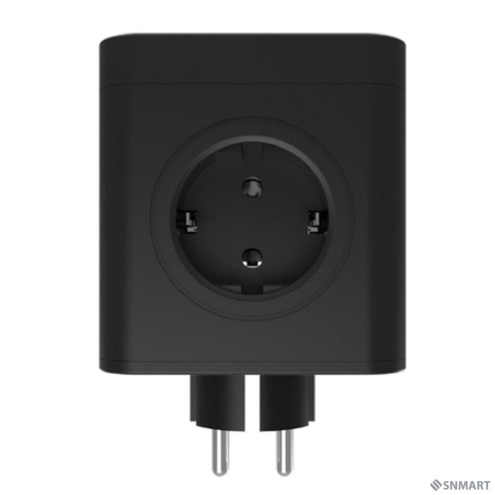 RITMIX RM-043 Black Сетевой фильтр с кнопкой питания [16А, 4 розетки, 3 USB] [80003359]