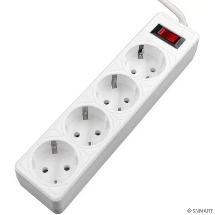 5bites Сетевой фильтр GARDA SP4W-550 4S / 3*0.75MM2 / 5M / WHITE