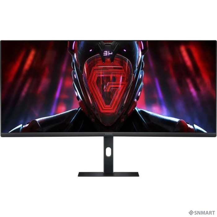 Xiaomi 34" G34WQi Curved Gaming Monitor черный [VA 3440x1440 180Hz 1ms 178/178 350cd 4000:1 2xHDMI 2xDisplayPort][ELA5454EU]