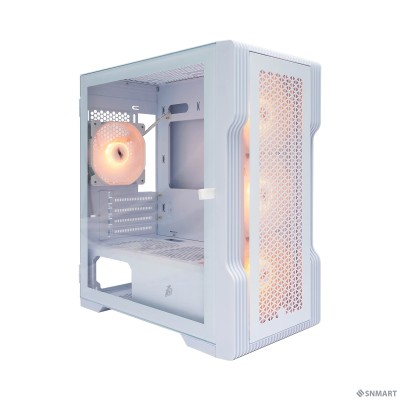 1STPLAYER TRILOBITE T3 ARGB White / mATX / 4x120mm ARGB fans / T3-WH-4F7-W