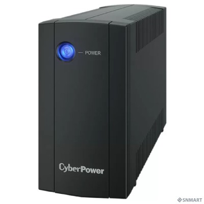 CyberPower UTC650E ИБП [Line-Interactive, Tower, 650VA/360W (2 EURO), 12В/5 Ач х 1]