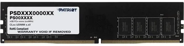Оперативная память DDR4 Patriot Signature 32 ГБ 3200MHz (PSD432G32002)