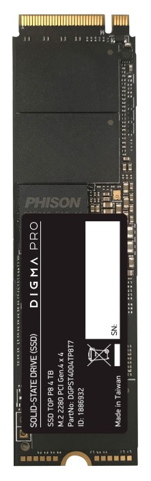 Накопитель SSD Digma Pro 4 ТБ Top P8 M.2 PCIe 4.0 x4 (DGPST4004TP8T7)