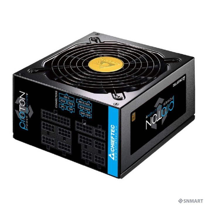 Chieftec 850W (BDF-850C) [ATX v.2.3/EPS, 80+BRONZE >85%, A.PFC, 4x PCI-E (6+2-Pin), 9x SATA]