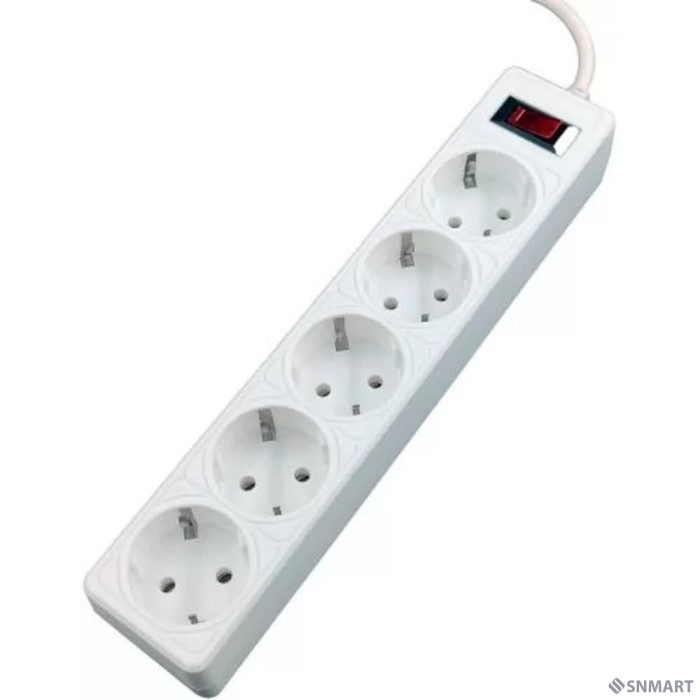 5bites Сетевой фильтр GARDA SP5W-518 5S / 3*0.75MM2 / 1.8M / WHITE