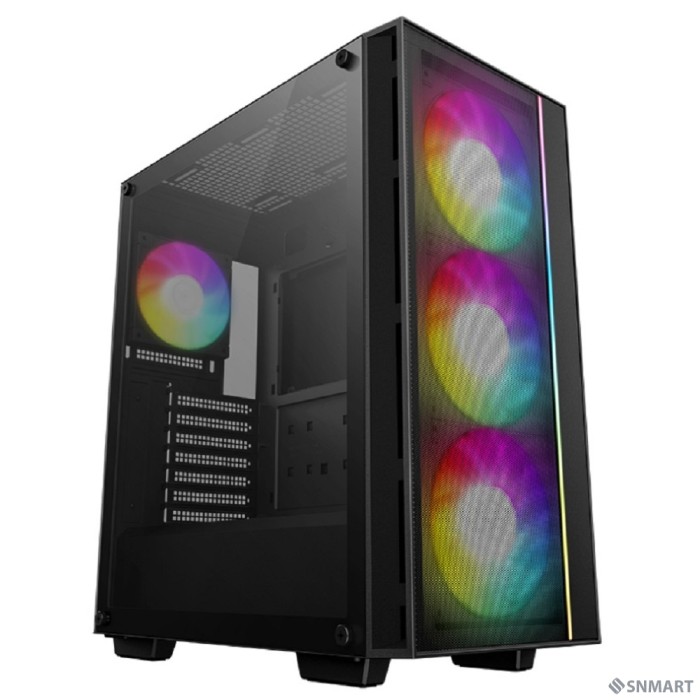 Корпус MidiTower Deepcool MATREXX 55 MESH V4 Black (ATX, ARGB, без БП, 2xUSB3.2 Type-A) (R-MATREXX55-BKAGA4-G-4)