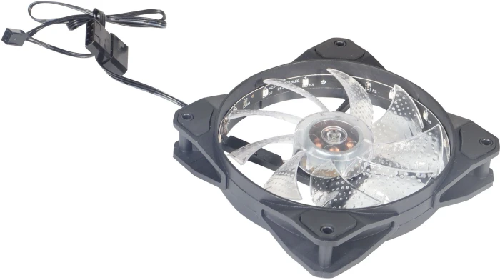 Вентилятор Оклик OG-CF120RGB2-BK 120x120x25mm 3-pin 4-pin (Molex)25dB Ret