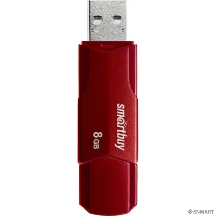 Smartbuy USB Drive 8GB CLUE Burgundy (SB8GBCLU-BG) UFD 2.0