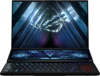 Ноутбук Asus ROG Zephyrus Duo GX650PY-NM083W Ryzen 9 7945HX 32Gb SSD2Tb NVIDIA GeForce RTX4090 16Gb 16&quot; IPS WQXGA (2560x1600) Windows 11 Home black WiFi BT (90NR0BI1-M004V0)