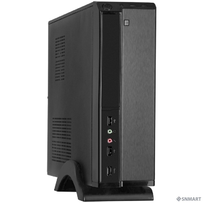 Exegate EX268688RUS Корпус MiniITX Exegate MI-207 Black, miniITX/mATX, <M300, 80mm>, 2*USB, Audio