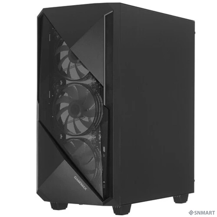 GameMax [REVOLT] ATX,Черн,USB3.0,Зак.стекло,1*120мм вент+контроллер без БП [MFG.3606]