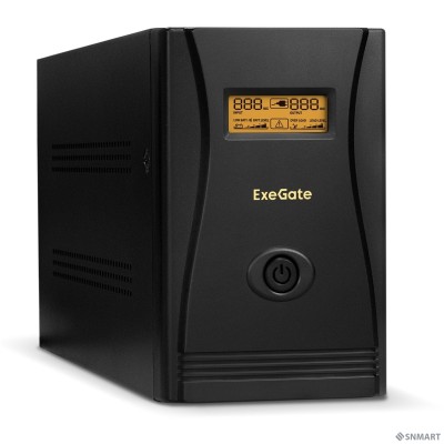 Exegate EP212519RUS ИБП Exegate SpecialPro Smart LLB-1000.LCD.AVR.EURO.RJ.USB &lt;1000VA/650W, LCD, AVR, 4евро,RJ45/11,USB&gt;