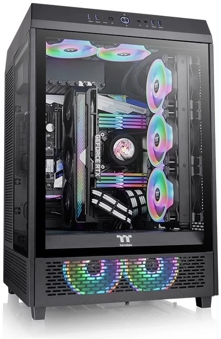 Компьютерный корпус Thermaltake The Tower 500 черный без БП ATX