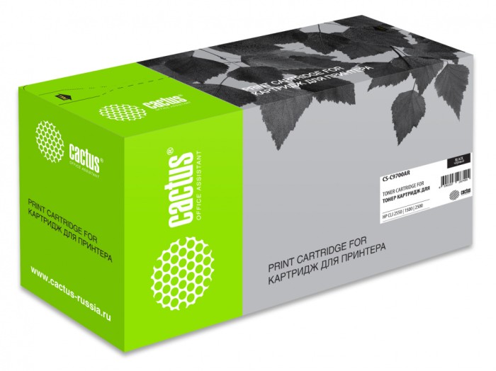 Картридж лазерный Cactus CS-C9700AR C9700A черный (5000стр.) для HP CLJ 2550/1500/2500