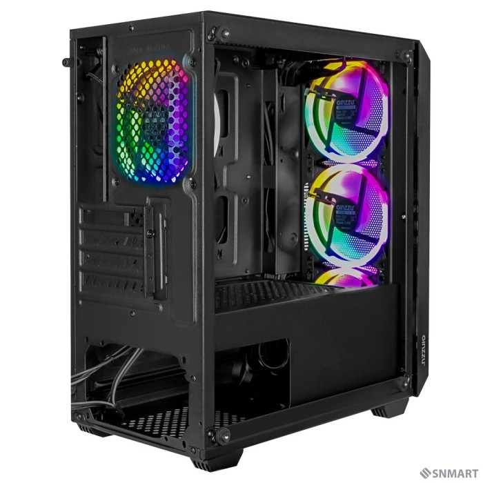 Ginzzu CL680 mATX FAN 4*12FRGB