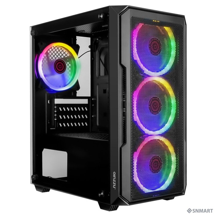 Ginzzu CL680 mATX FAN 4*12FRGB