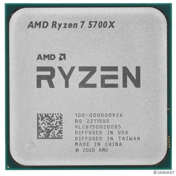 CPU AMD Ryzen 7 5700X OEM (100-000000926) [ 3,40GHz, Turbo 4,60GHz, Without Graphics AM4]