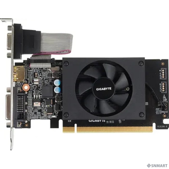 Gigabyte GV-N710D3-2GL (V2.0) RTL [GT710, 2Gb, 64bit, DDR3, D-Sub, DVI, HDMI, PCI-E]