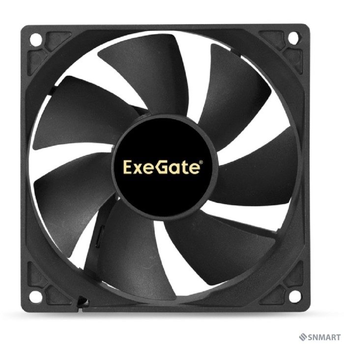 Exegate EX283384RUS Вентилятор ExeGate E09225H4P-PWM, 92x92x25 мм, гидродинамический, 4pin, PWM, 24dBA