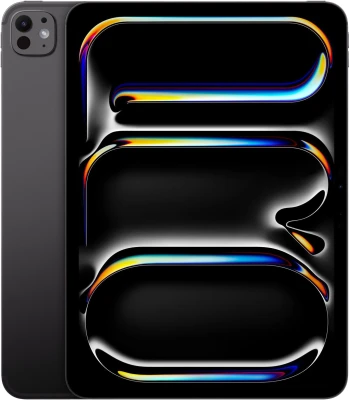 Планшет Apple iPad Pro 2024 A2837 M4 9C RAM8Gb ROM256Gb 11&quot; OLED 2420x1668 LTE eSIM iOS черный космос 12Mpix 12Mpix BT GPS WiFi Touch 9hr