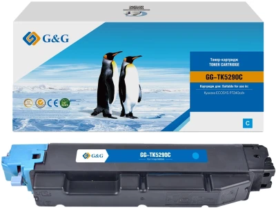 Картридж лазерный G&amp;G GG-TK5290C TK5290C голубой (13000стр.) для Kyocera ECOSYS P7240cdn