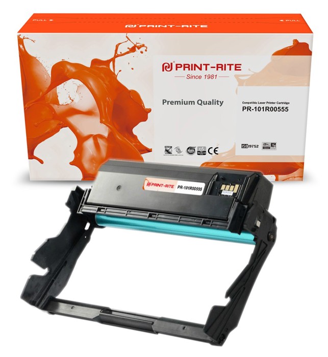 Блок фотобарабана Print-Rite TFXA9TBPU1J PR-101R00555 101R00555 черный ч/б:30000стр. для Ph 3330/WC 3345/3335 Xerox