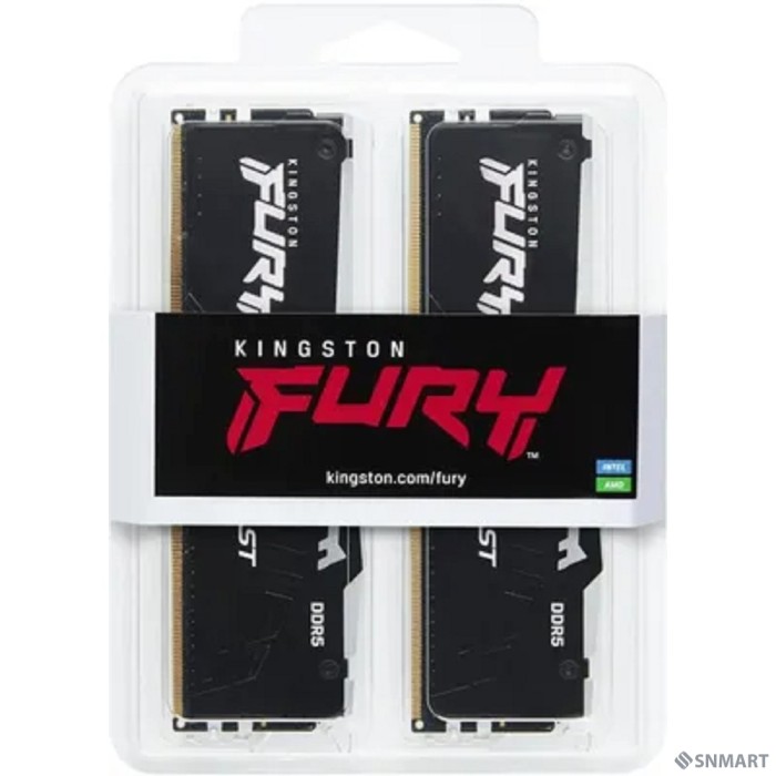 Kingston FURY Beast EXPO RGB 32Гб (16x2) DIMM DDR5, 5600MT/s, CL36 1.25В, KF556C36BBEAK2-32