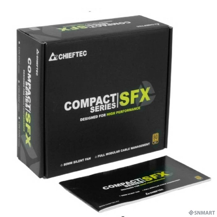 Chieftec CSN-550C SFX <550W , Fan 8 cm , 80+ Gold, КПД>90%, Модульный , Retail>