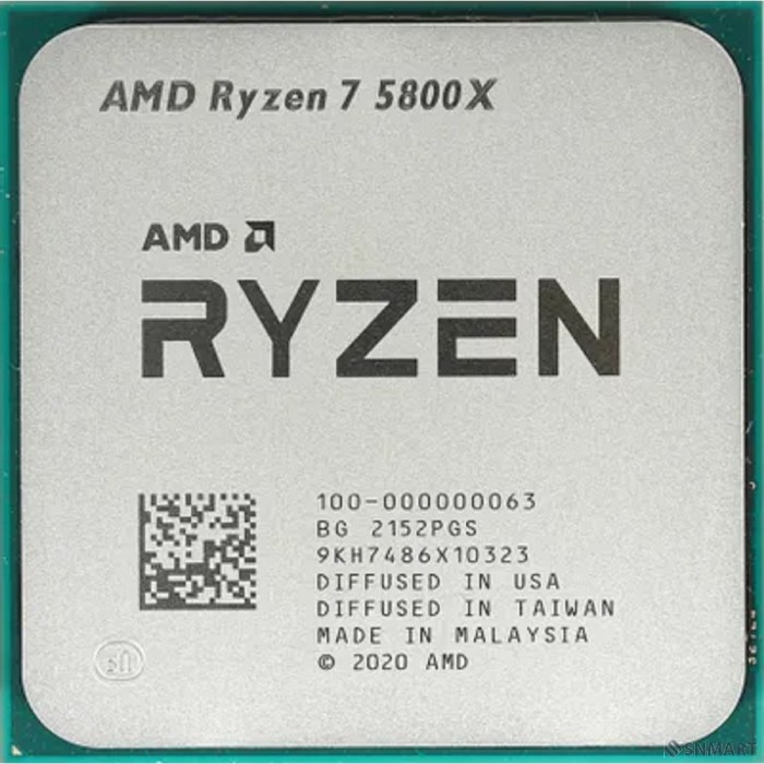 CPU AMD Ryzen 7 5800X OEM (100-000000063) [3,80GHz, Turbo 4,70GHz, Without Graphics AM4]