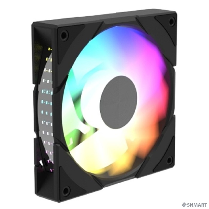 Case fan Deepcool CG580 FAN BK  ( PWM, ARGB, черный, 400-1300. 120мм) Bulk