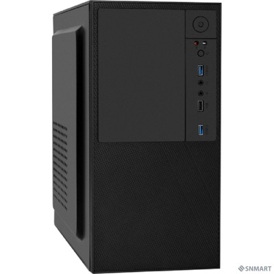 Exegate EX298006RUS Корпус Minitower BAA-308U2-AAA400 (mATX, БП AAA400 с вент. 8см, 1*USB+2*USB3.0, HD Audio, черный)