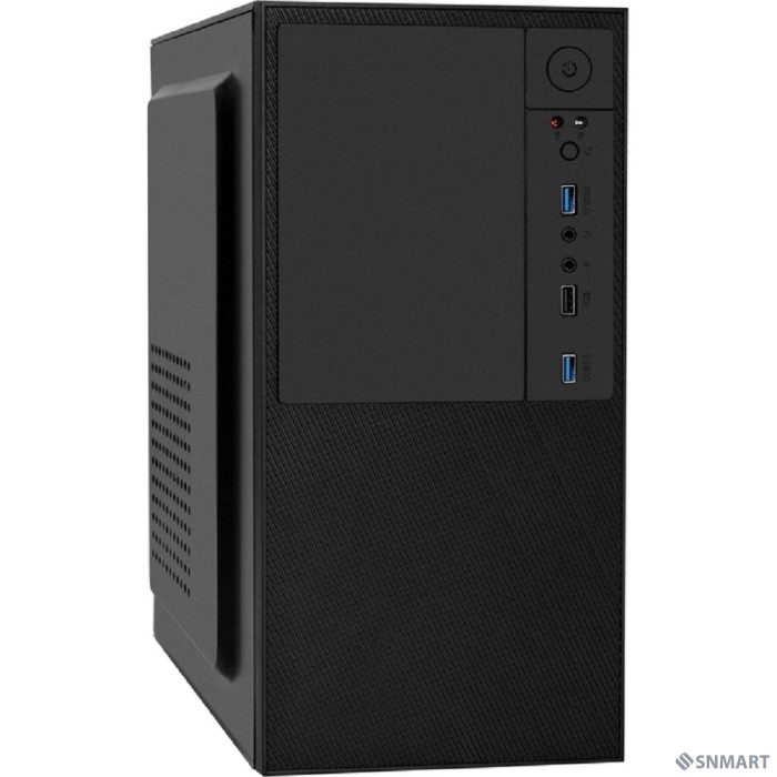 Exegate EX298006RUS Корпус Minitower BAA-308U2-AAA400 (mATX, БП AAA400 с вент. 8см, 1*USB+2*USB3.0, HD Audio, черный)