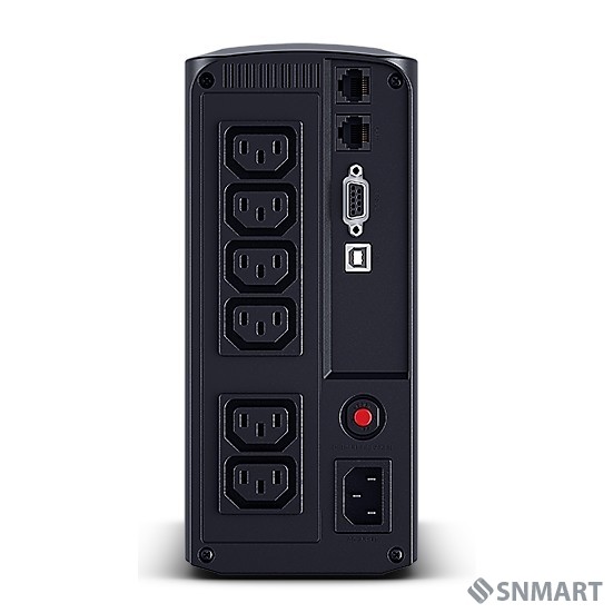 CyberPower VP1000EILCD ИБП [Line-Interactive, Tower, 1000VA/550W USB/RS-232/RJ11/45  (6 IEC С13), 12В/9 Ач х 1]