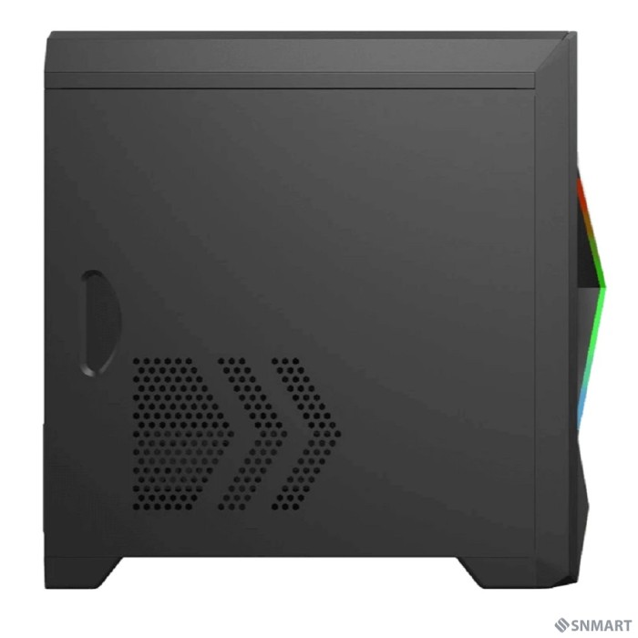 Zircon Корпус Ares без БП (Midi Tower, Micro-ATX, Black, 1*USB3.0+2*USB2.0)