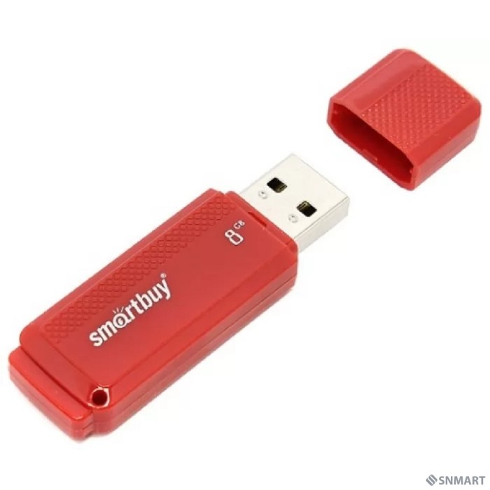 Smartbuy USB Drive 8GB Dock Red (SB8GBDK-R) UFD 2.0