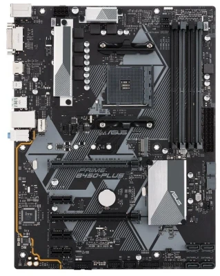 Материнская плата Asus Amd B450 B450-PLUS DDR4 ATX