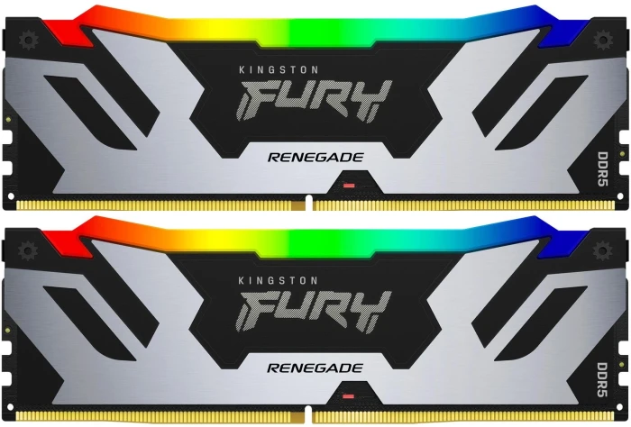 Оперативная память DDR5 Kingston Fury Renegade XMP RGB 2x24 ГБ 7200MHz (KF572C38RSAK2-48)