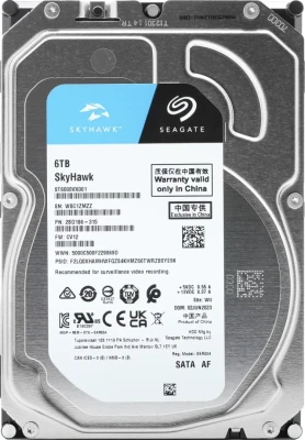 Жесткий диск (HDD) Seagate Skyhawk 6 ТБ (ST6000VX001)