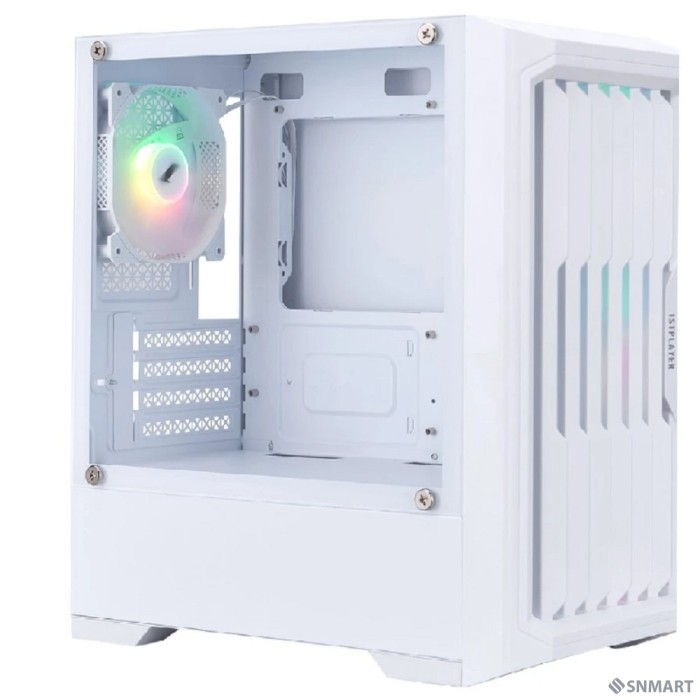 1STPLAYER BULLET HUNTER H2 ARGB White / mATX / 4x120mm ARGB fans / H2-WH-4F7-W
