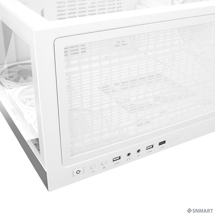 Ginzzu GL770 FAN 12MW6 RGB*4 USB3.0 CRC10 Белый