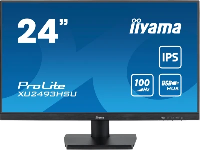 Монитор Iiyama 23.8&quot; ProLite XU2493HSU-B6 IPS FHD 100Гц черный (XU2493HSU-B6)
