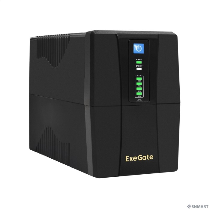 Exegate EP276528RUS ИБП Power Back BNB-650  <650VA, Black, 2 евророзетки>