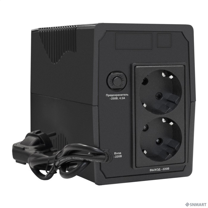 Exegate EP276528RUS ИБП Power Back BNB-650  <650VA, Black, 2 евророзетки>