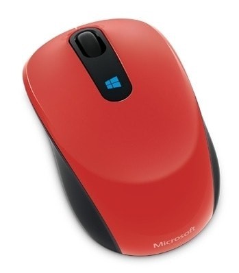 Мышь Microsoft Sculpt красный оптическая (1000dpi) беспроводная USB2.0 для ноутбука (3but)