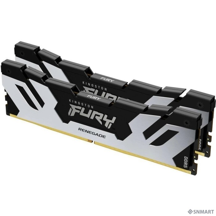 Kingston 32GB 7200MT/s DDR5 CL38 DIMM (Kit of 2) FURY Renegade Silver XMP KF572C38RSK2-32