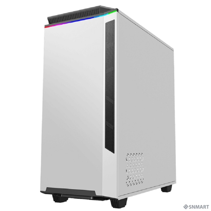 GameMax Корпус Paladin White T801 без БП (Midi Tower, ATX, ,Белый, Зак.стекло, USB 3.0)
