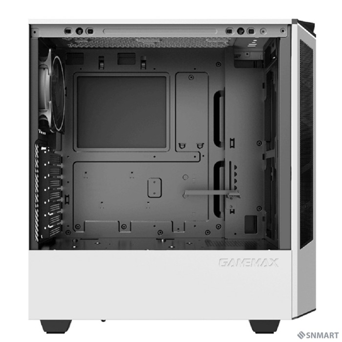 GameMax Корпус Paladin White T801 без БП (Midi Tower, ATX, ,Белый, Зак.стекло, USB 3.0)