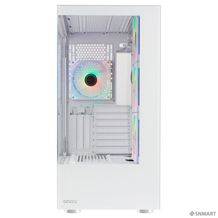 Ginzzu GL790 FAN 12MW6 RGB*4 USB3.0 CRC10 Белый