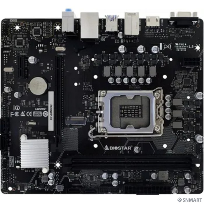 Biostar H610MHP 2.0 [Soc-1700 Intel H610 2xDDR4 mATX AC`97 8ch(7.1) GbLAN RAID+VGA]