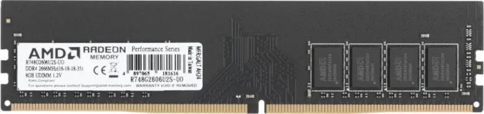 Оперативная память DDR4 AMD Radeon R7 Performance Series 8 ГБ 2666MHz (R748G2606U2S-UO)